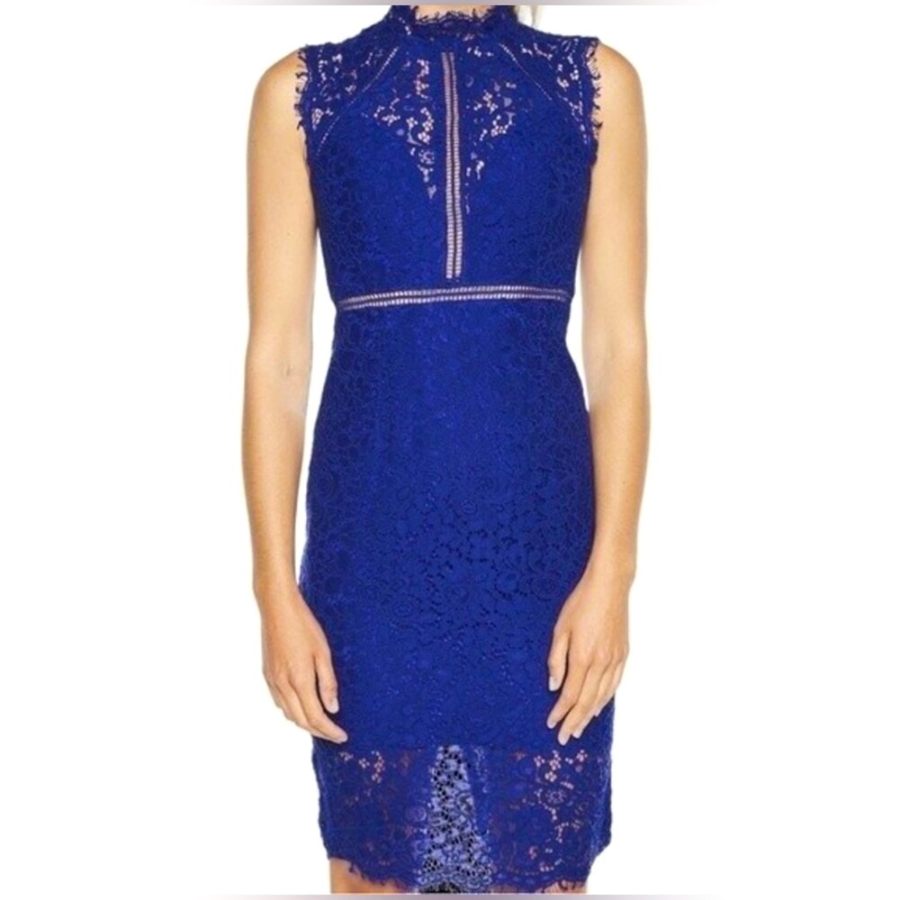 Bardot Royal Blue Lace Dress